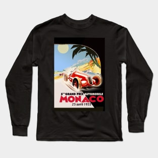 Vintage Monaco Grand Prix Long Sleeve T-Shirt